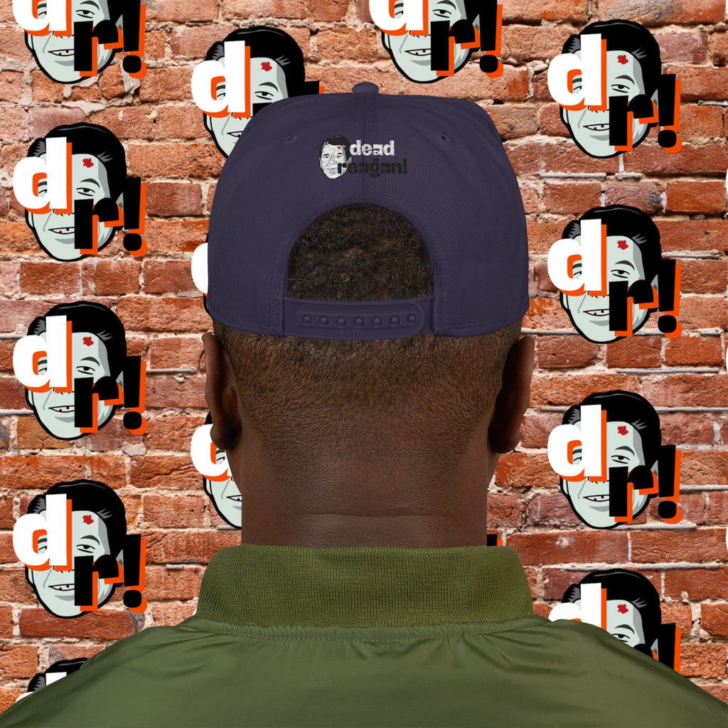 White But Not That White  White Lettering Snapback (Embroidery)