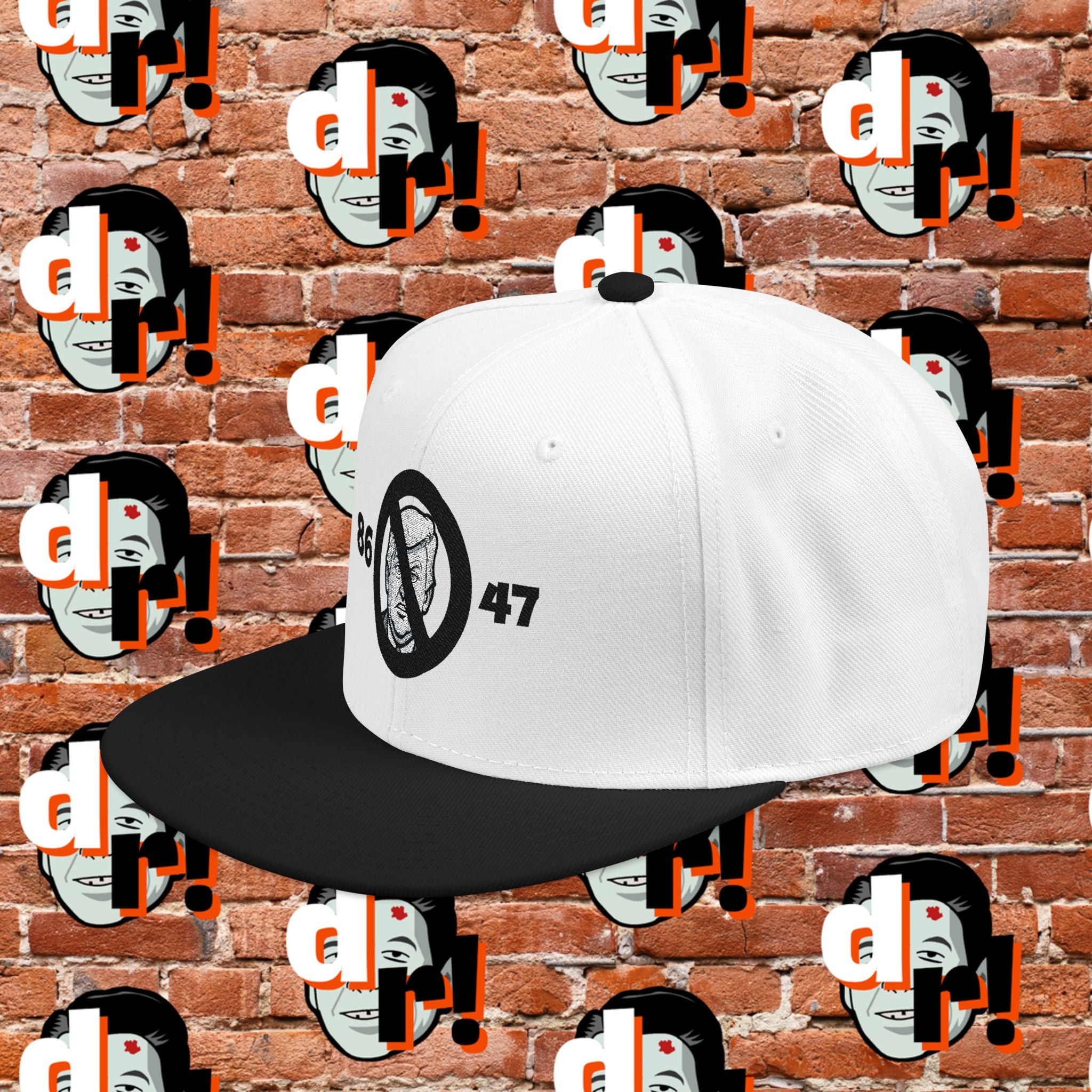 86/47 Dark Monochrome Snapback