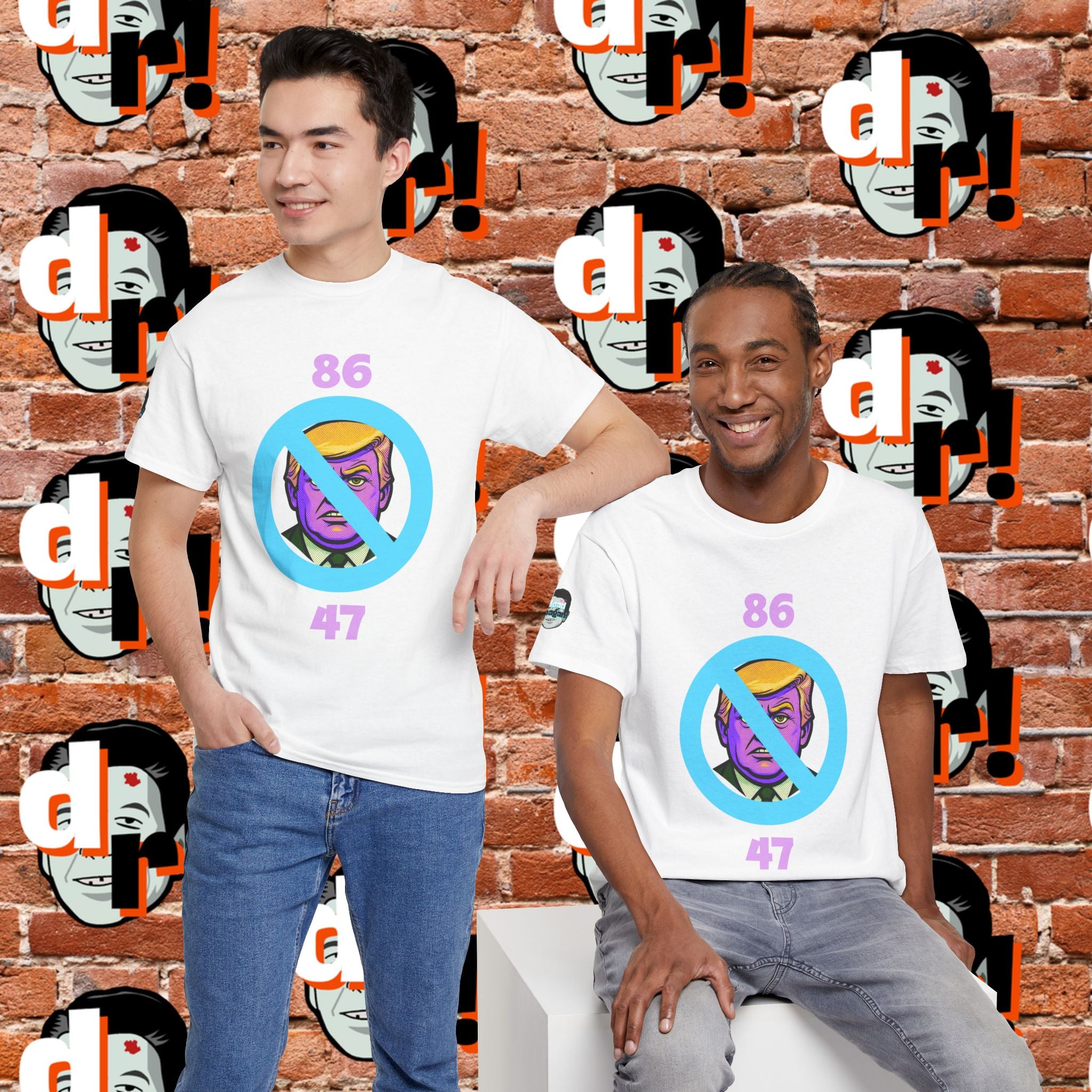 86/47 Lavender & Pink Variant Unisex Heavy Cotton Tee