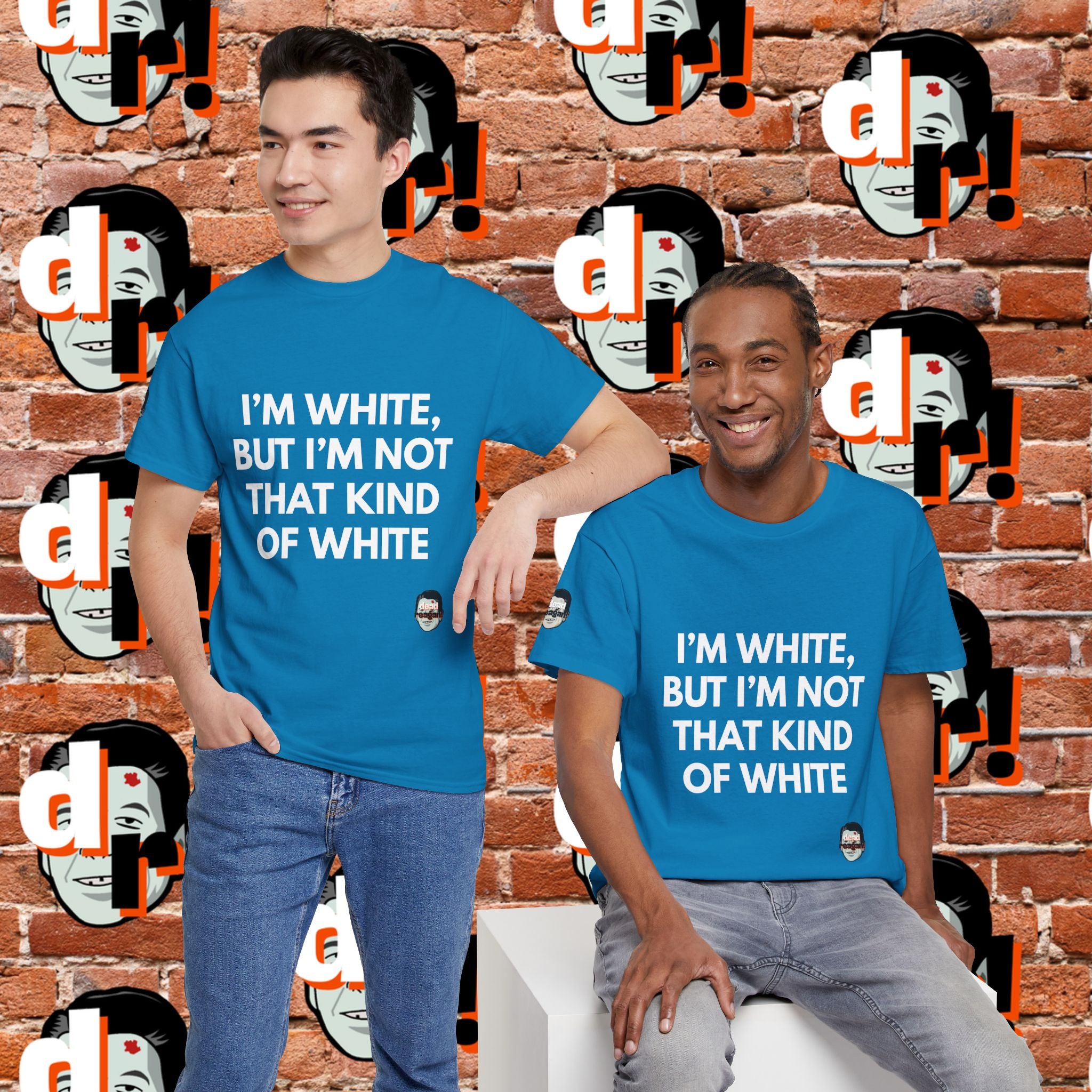 I’m White but… (White Letter) Unisex Heavy Cotton Tee