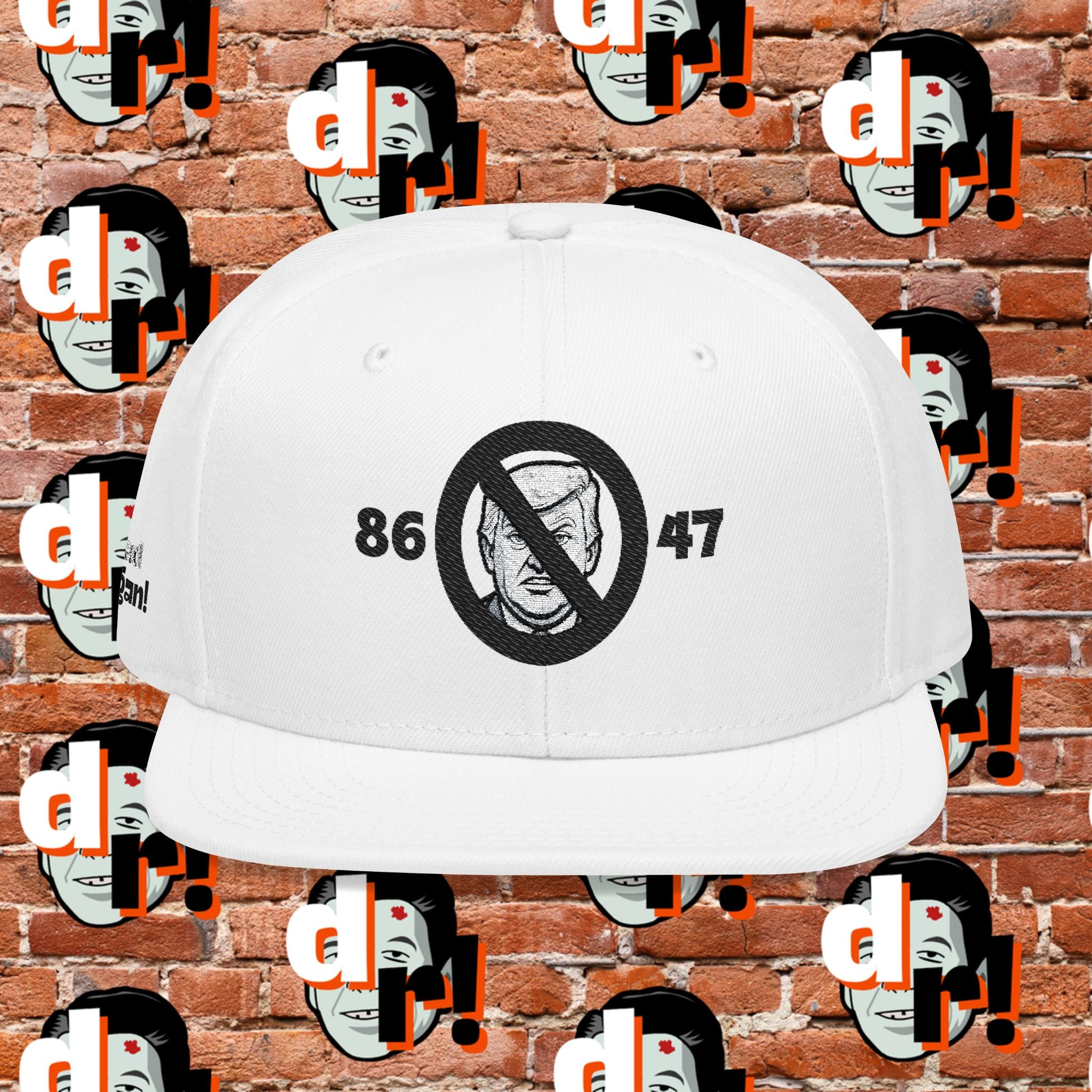 86/47 Dark Monochrome Snapback