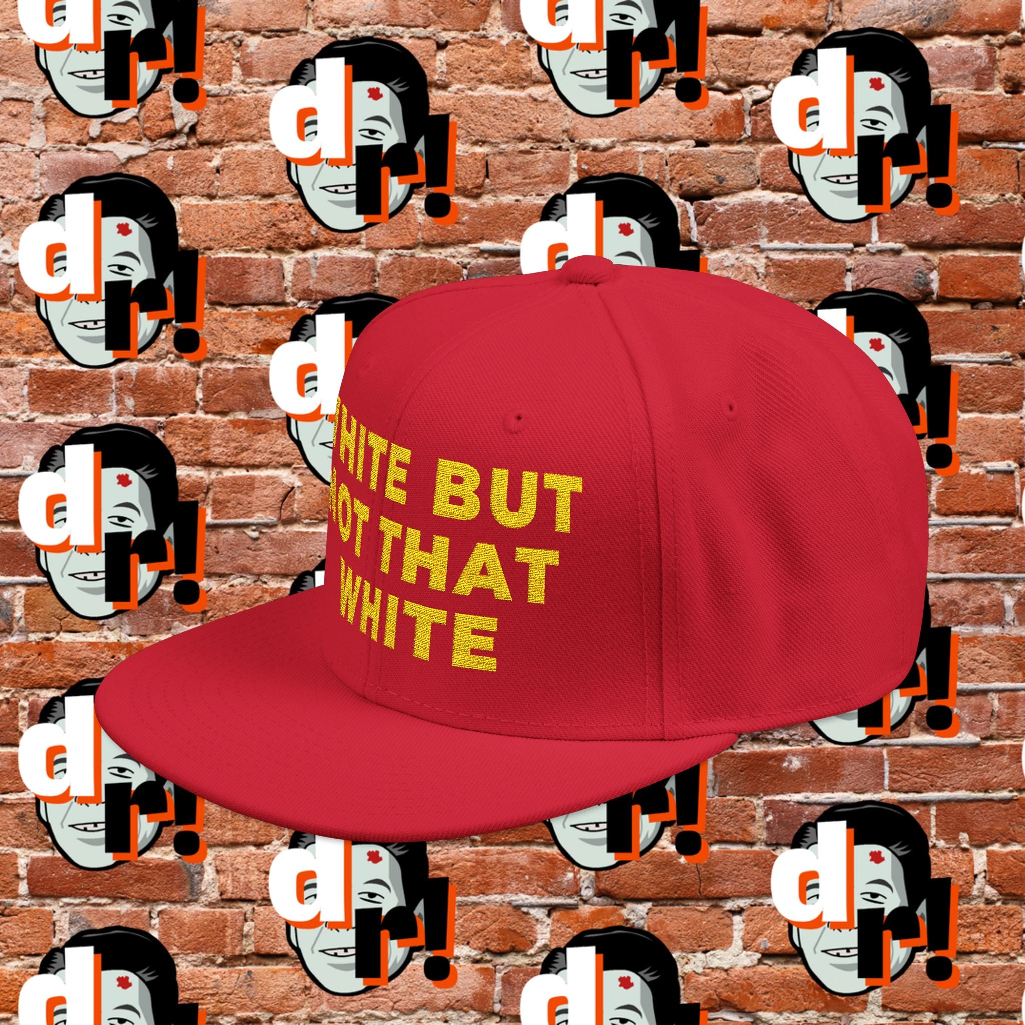 White But Not That White (Yellow Letter) Snapback