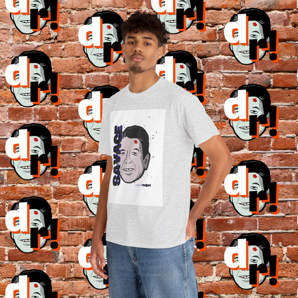 Savage Dead Reagan Graphic Tee Blue