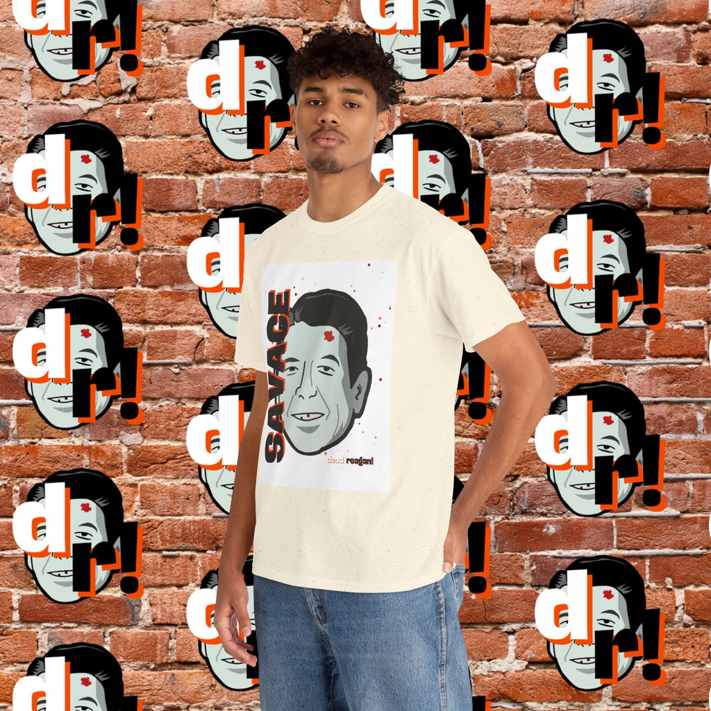 Savage Dead Reagan Graphic Tee White