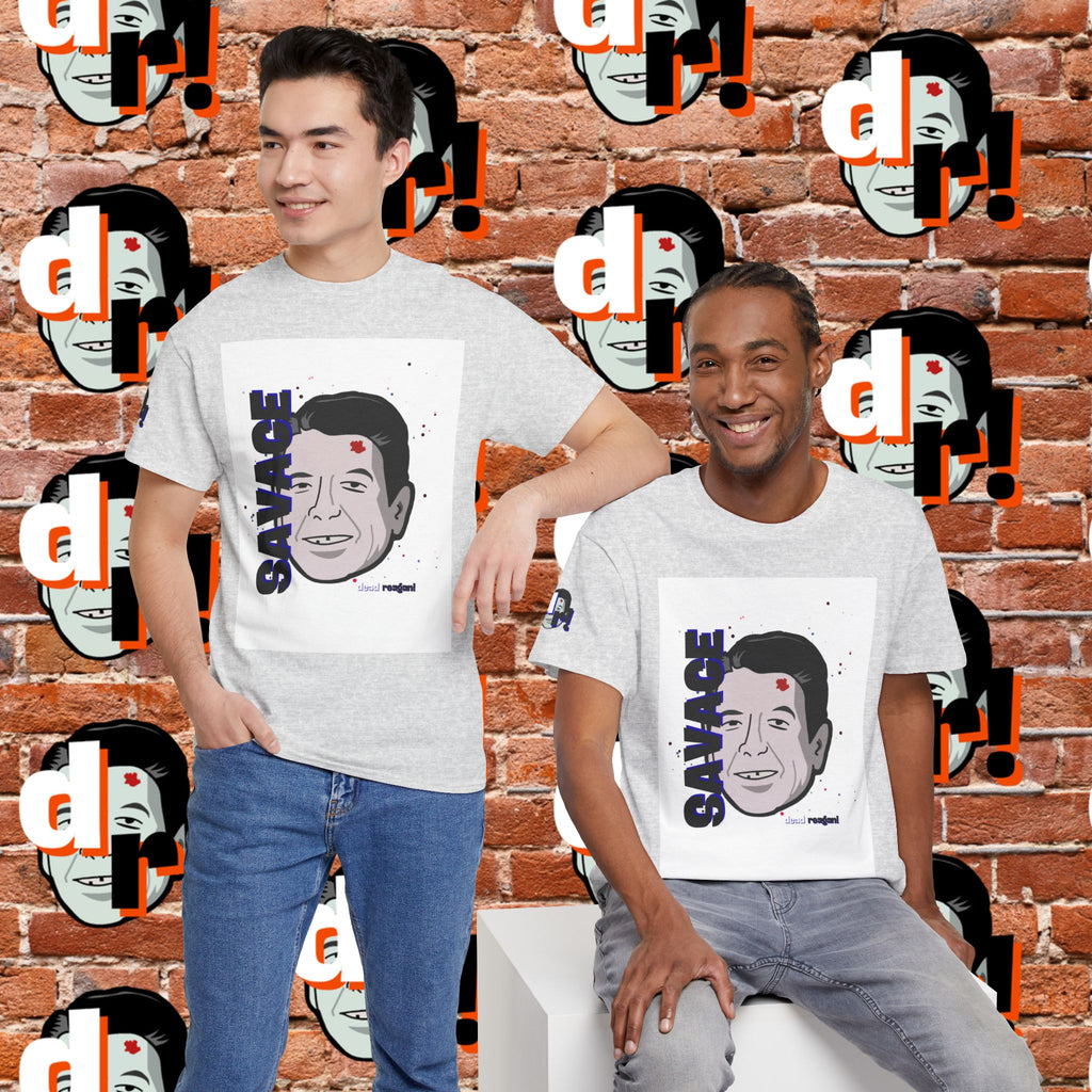 Savage Dead Reagan Graphic Tee Blue