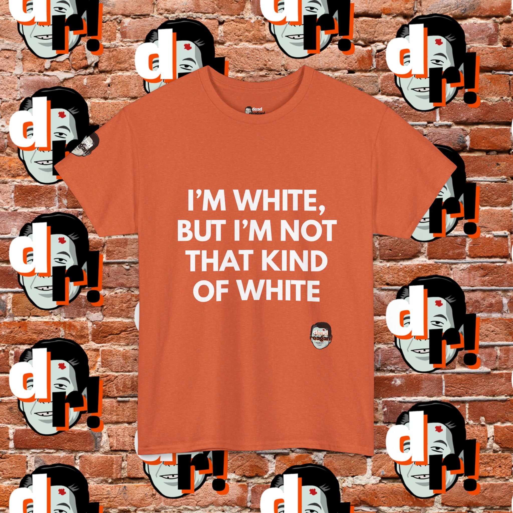 I’m White but… (White Letter) Unisex Heavy Cotton Tee