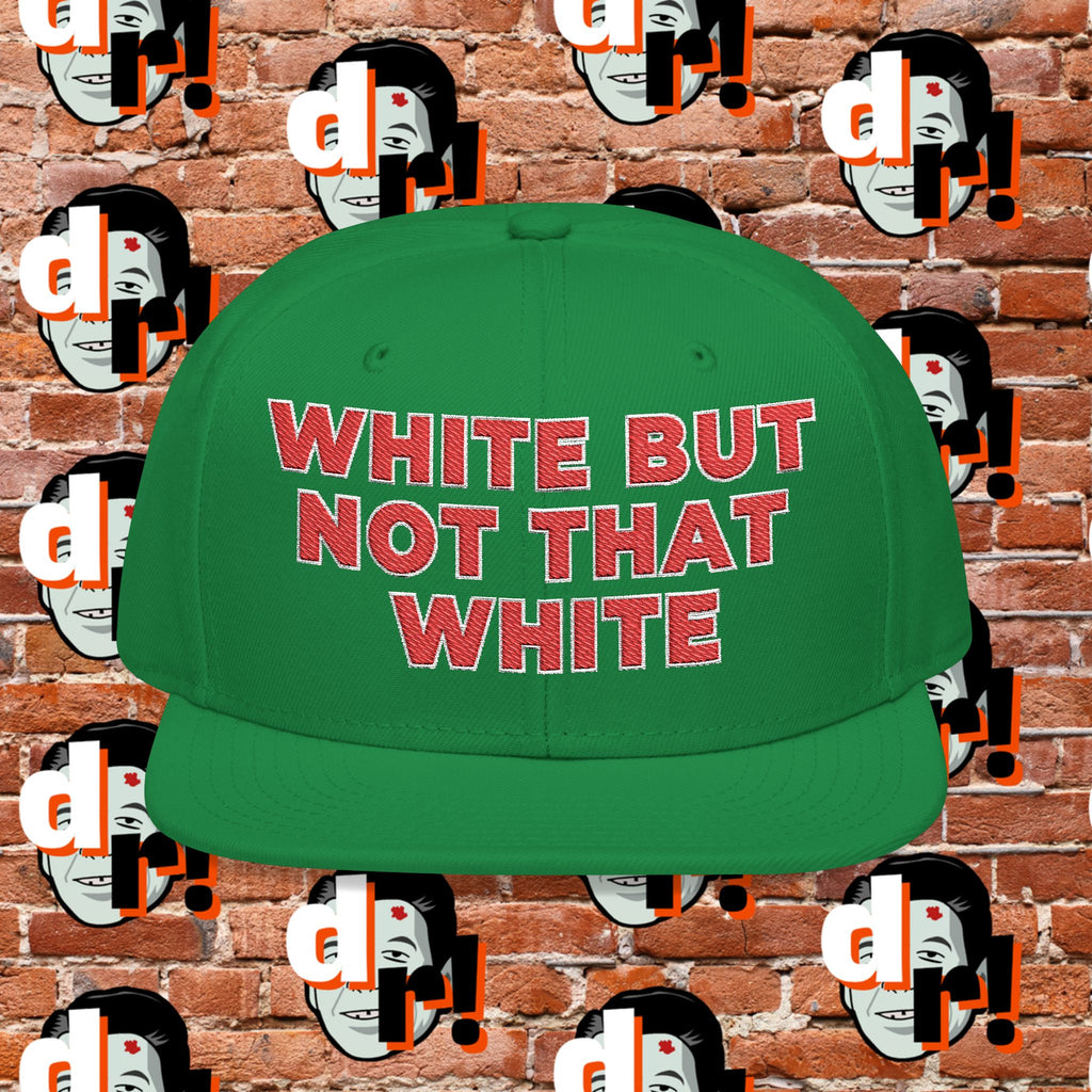 White But Not That White (Red Letter w/o) Snapback