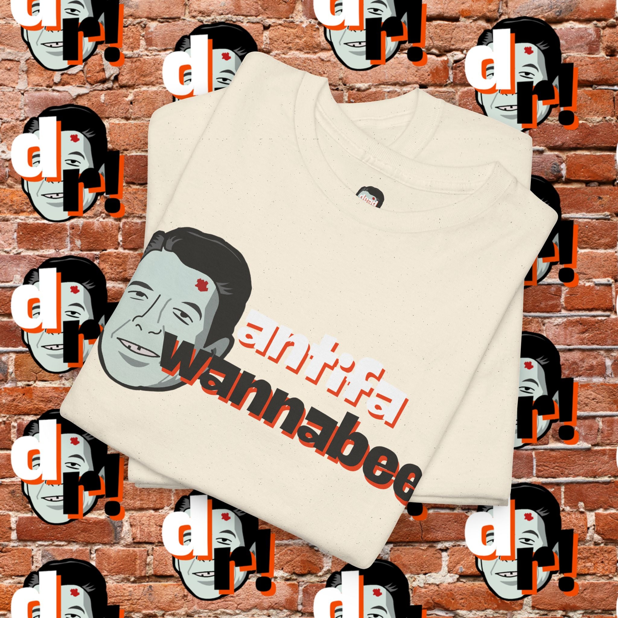 Antifa Wannabee (Orange) Unisex Heavy Cotton Tee