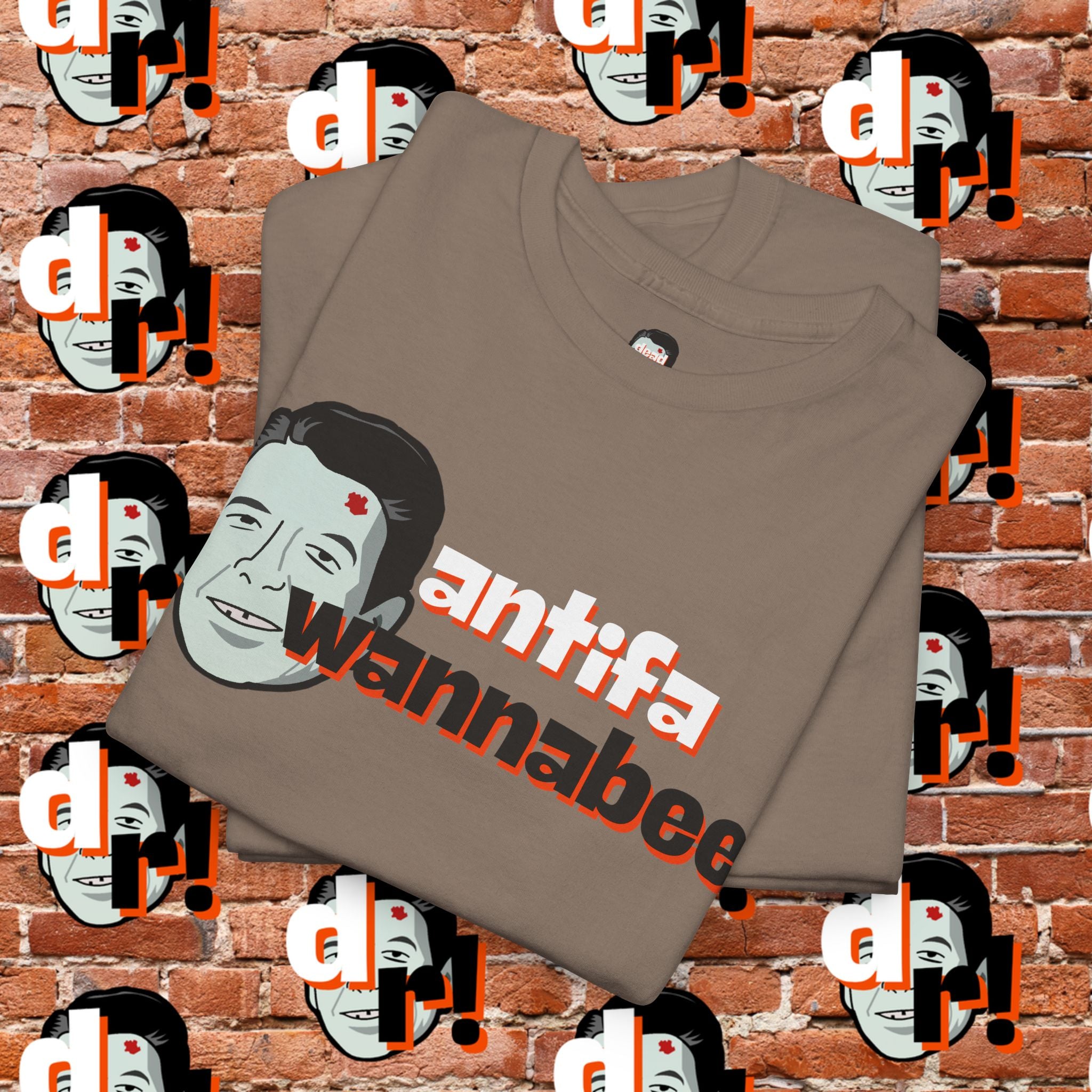 Antifa Wannabee (Orange) Unisex Heavy Cotton Tee