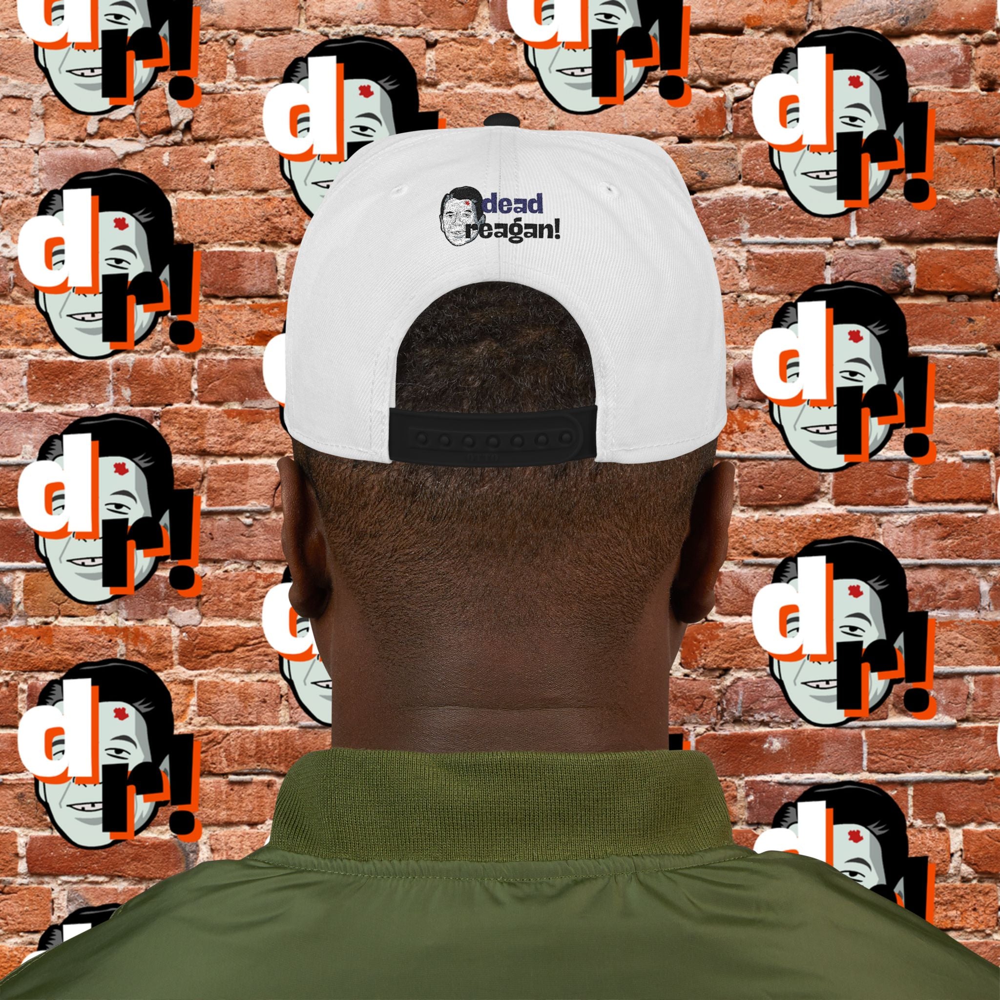 White But Not That White ( Blue Letter b/o) Snapback