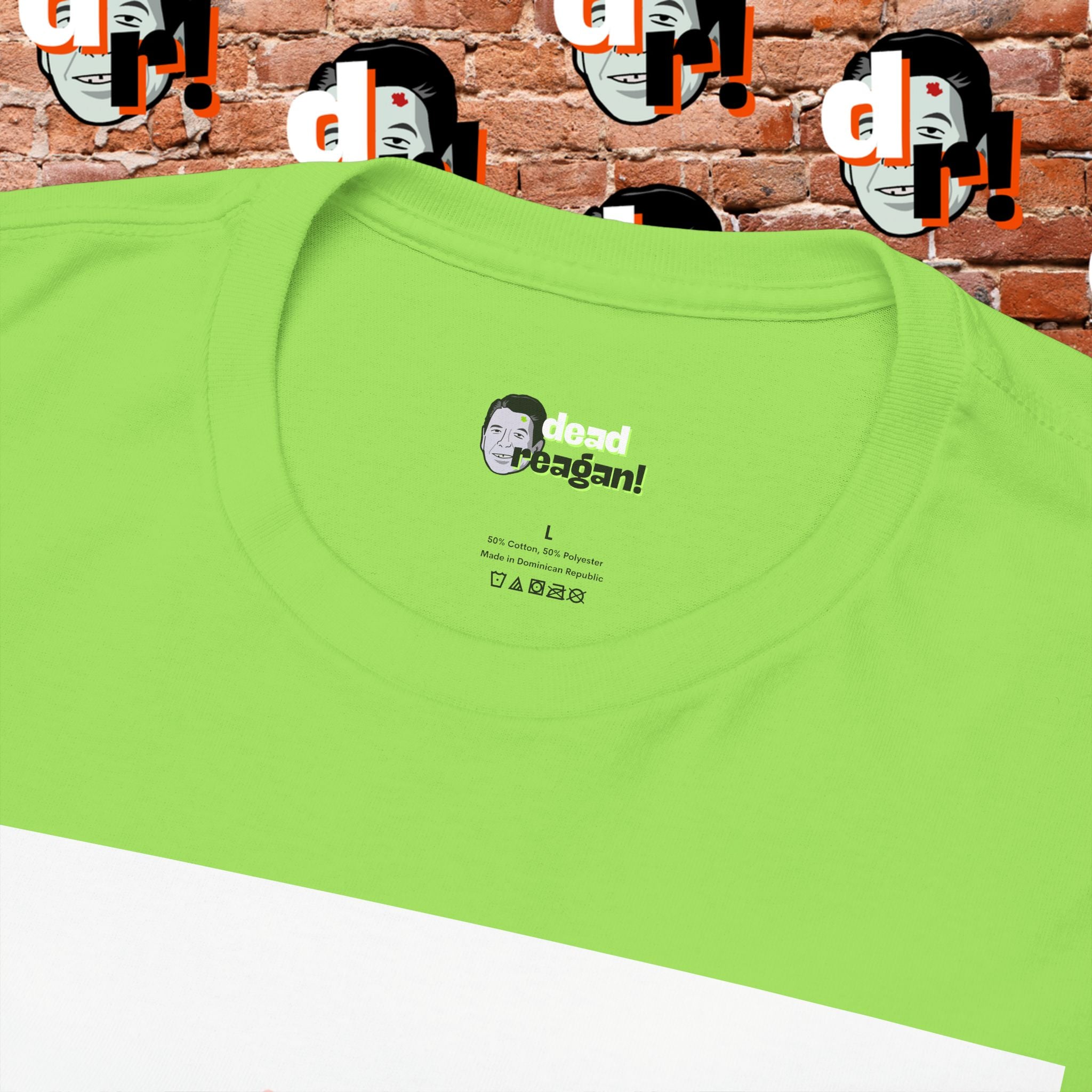 Savage Dead Reagan Graphic Tee Lime