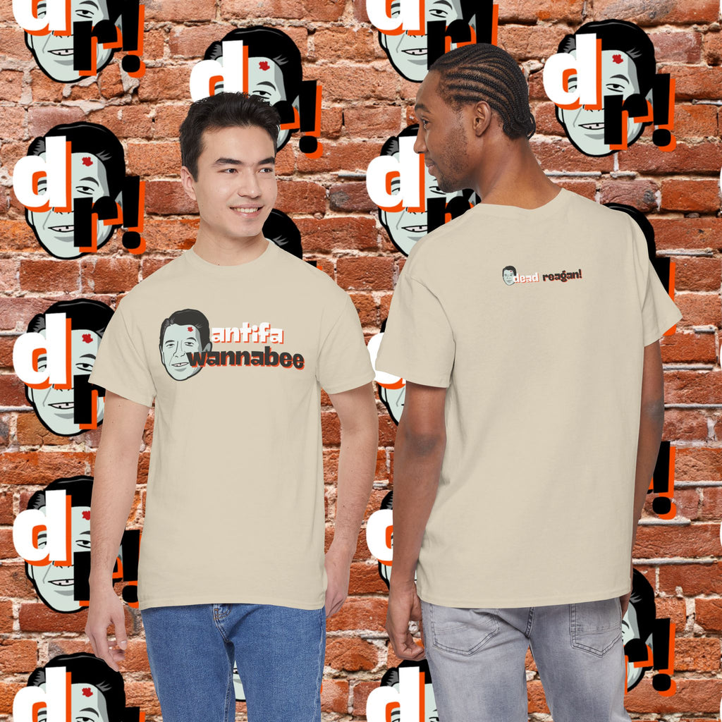 Antifa Wannabee (Orange) Unisex Heavy Cotton Tee