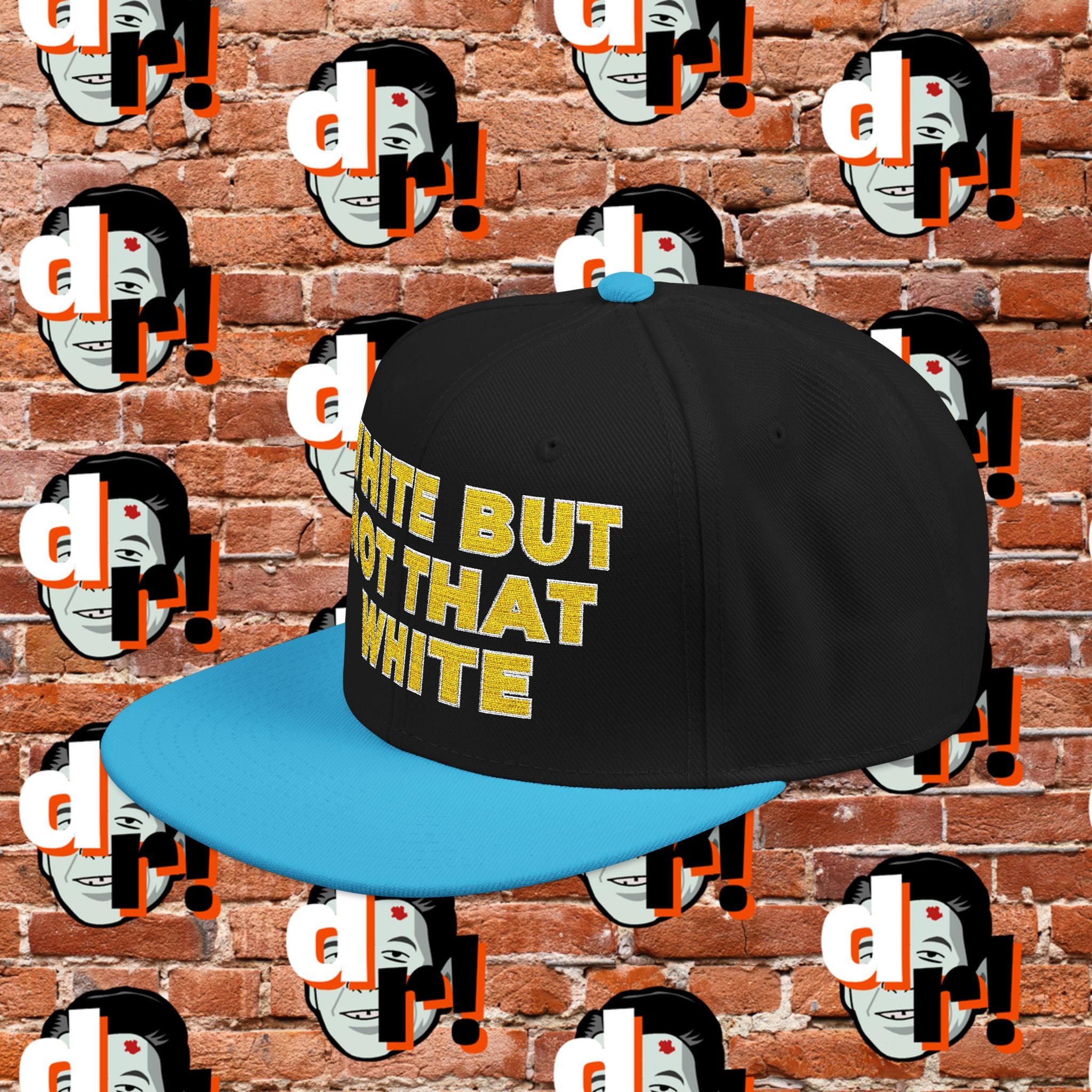 White But Not White (Yellow Letter w/o) Snapback