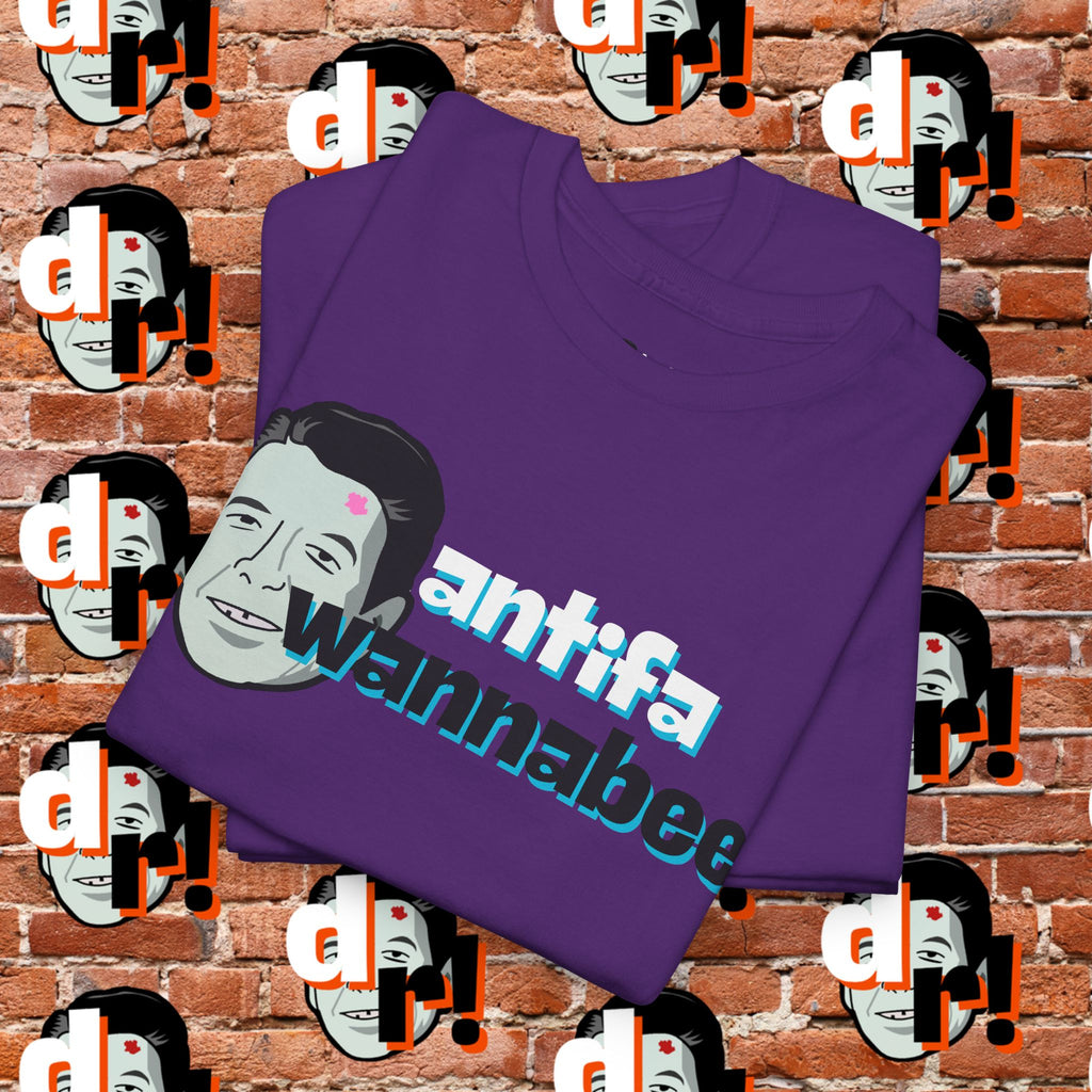Antifa Wannabee (Teal) Unisex Heavy Cotton Tee