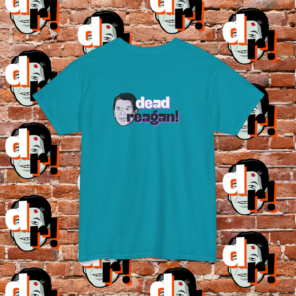 Savage Dead Reagan Graphic Tee Lavender and Lime