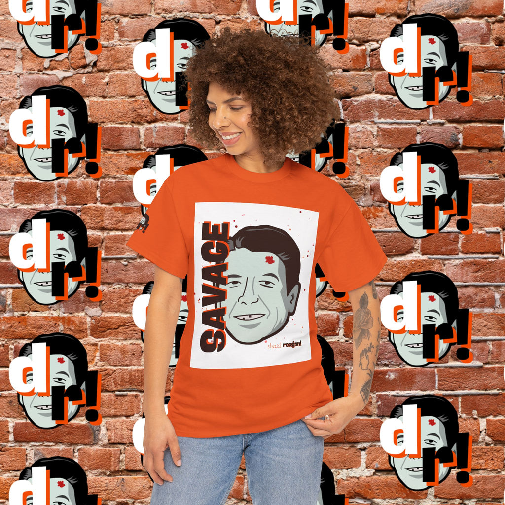 Savage Dead Reagan Graphic Tee White