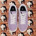 Dead Reagan Monogram All Over (Purple) Men's Low-Top Pleather Sneakers