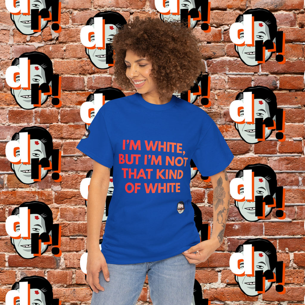 I’m White But… (Orange Gradient Letter) Unisex Heavy Cotton Tee