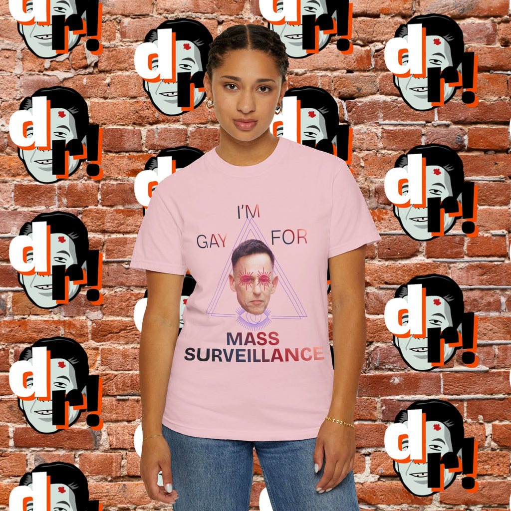 Gay for Mass Surveillance Cotton T- Shirt