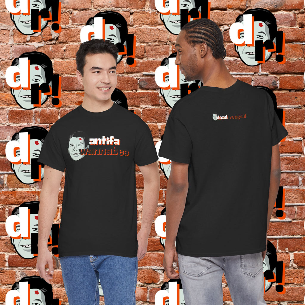 Antifa Wannabee (Orange) Unisex Heavy Cotton Tee
