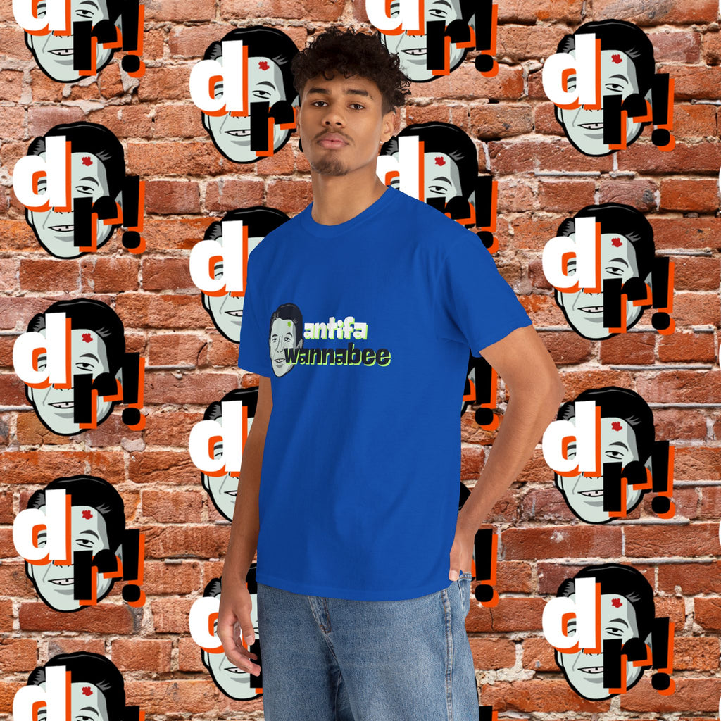 Antifa Wannabe (Lime) Unisex Heavy Cotton Tee