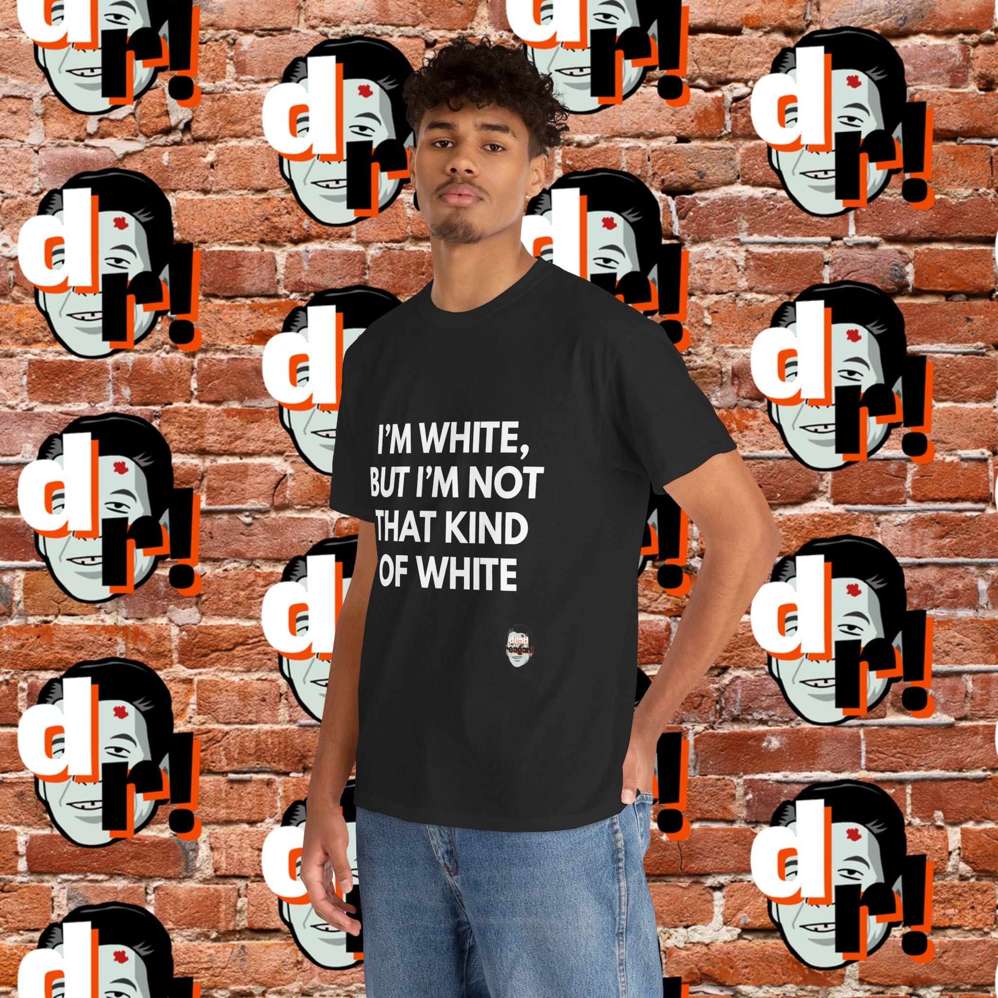 I’m White but… (White Letter) Unisex Heavy Cotton Tee