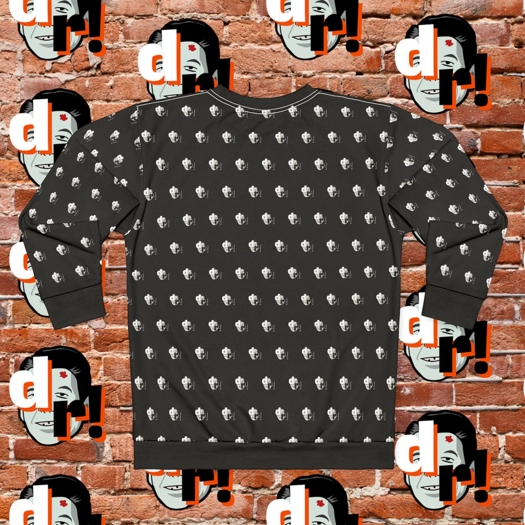 Dead Reagan Monogram Logo Print Crewneck Sweatshirt