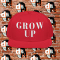 Grow Up Red Snapback (Embroidery)