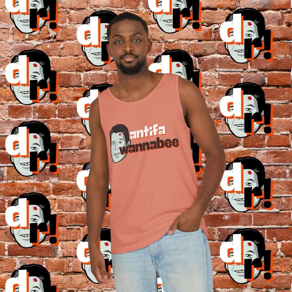 Antifa Wannabee Graphic Tank Top