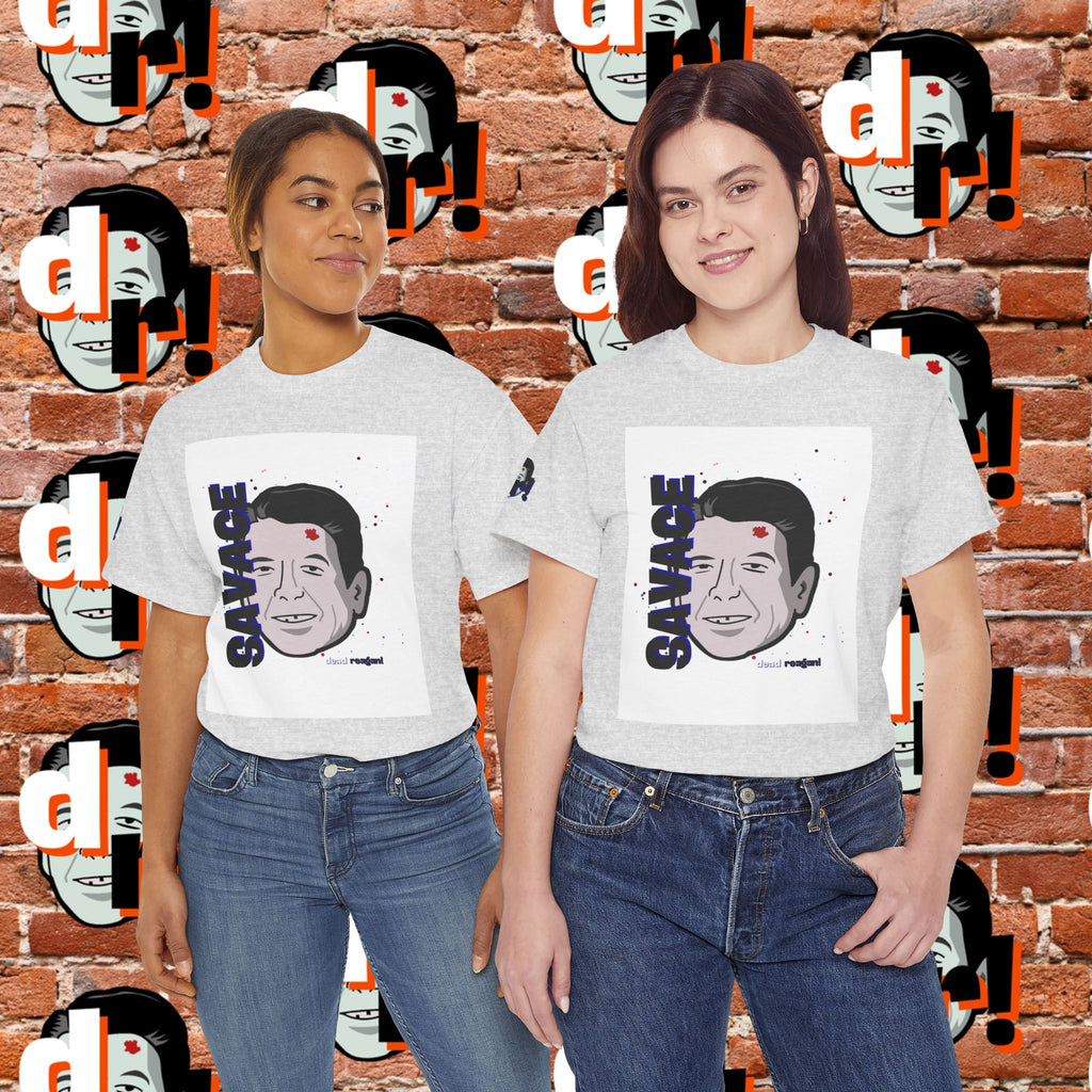 Savage Dead Reagan Graphic Tee Blue