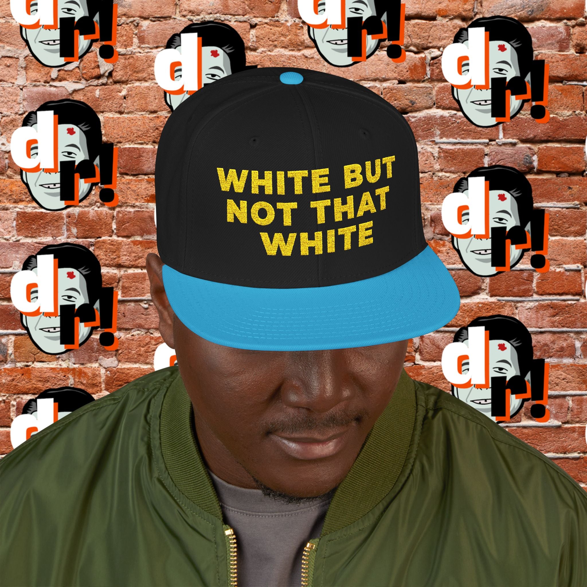White But Not That White (Yellow Letter) Snapback