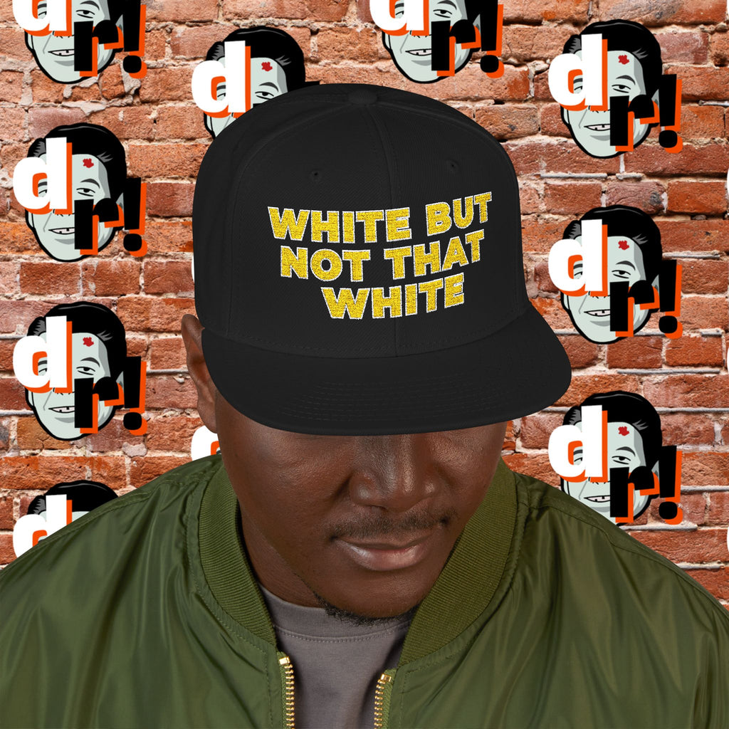 White But Not White (Yellow Letter w/o) Snapback