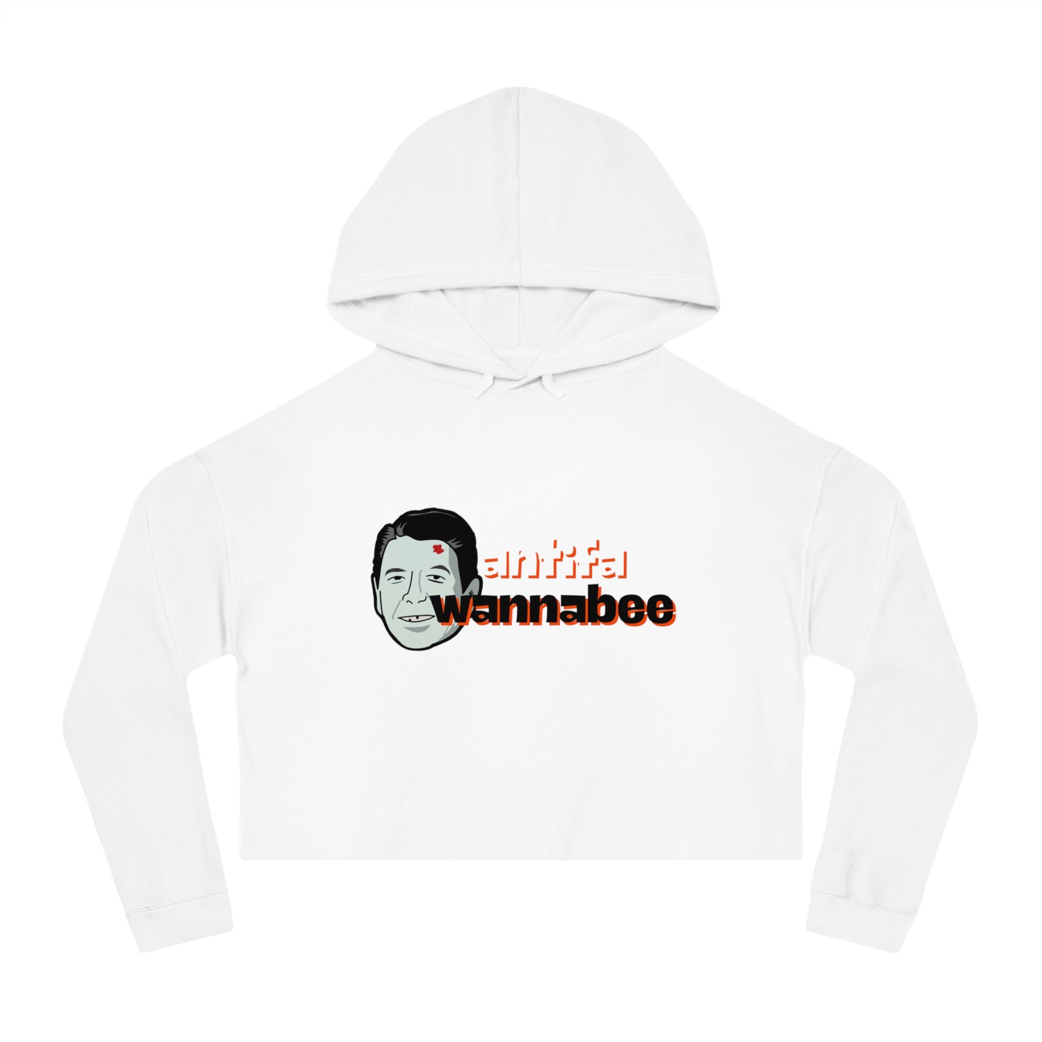 Antifa Wannabe Cropped Hoodie