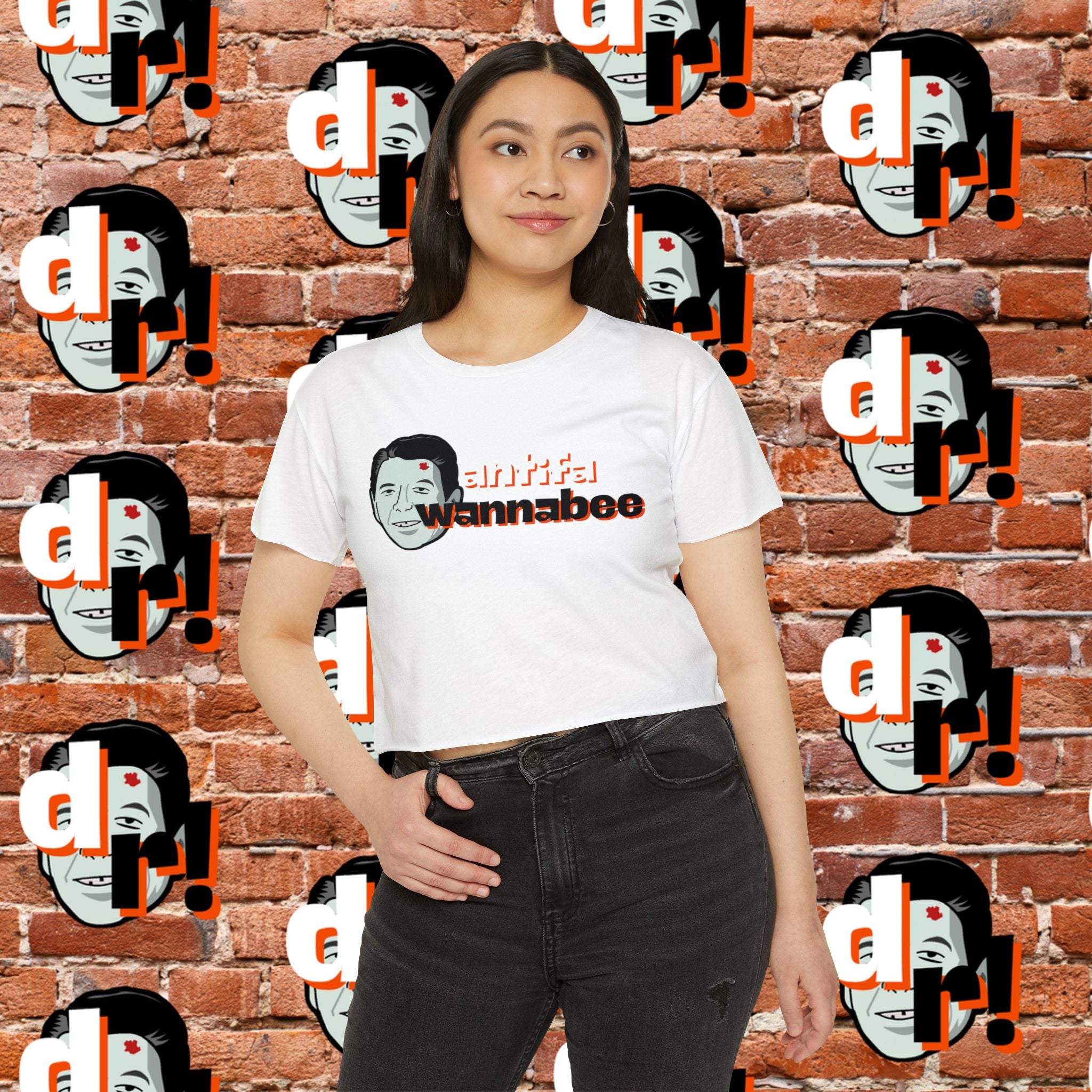 Antifa Wannabe Festival Crop Top