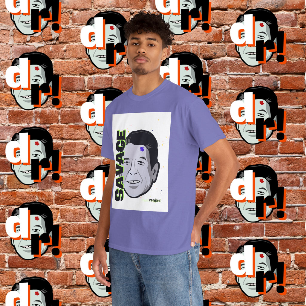 Savage Dead Reagan Graphic Tee Lime
