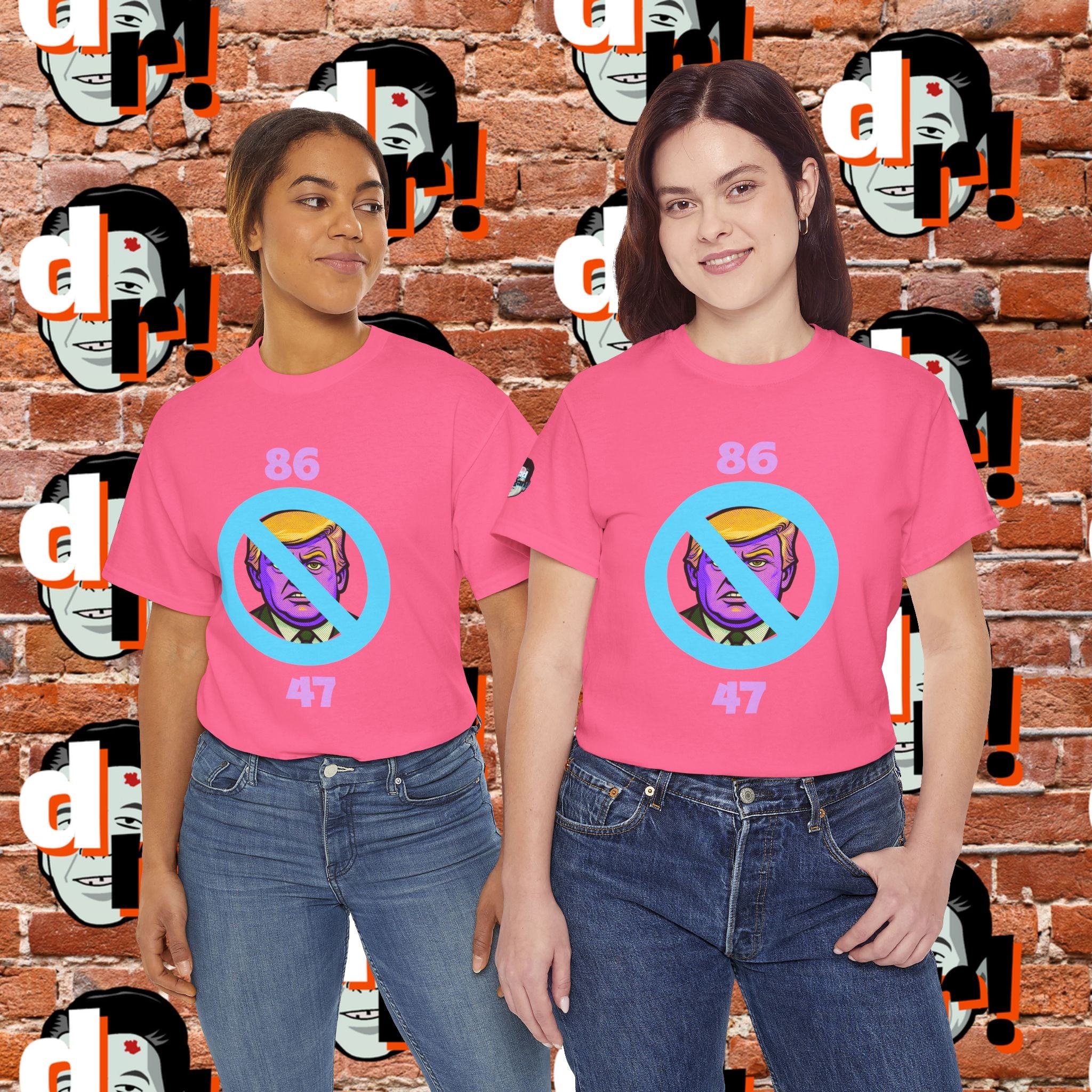 86/47 Lavender & Pink Variant Unisex Heavy Cotton Tee