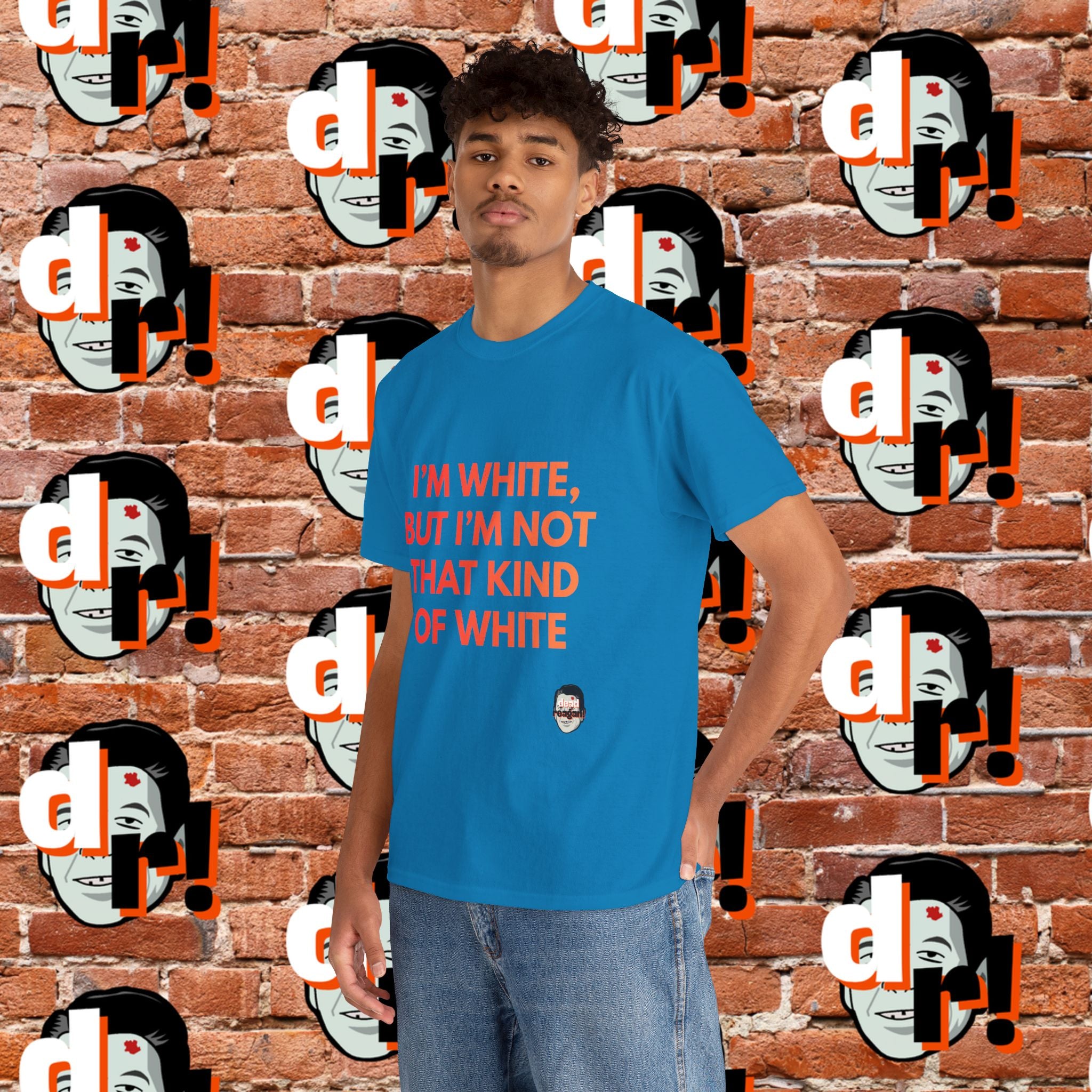 I’m White But… (Orange Gradient Letter) Unisex Heavy Cotton Tee