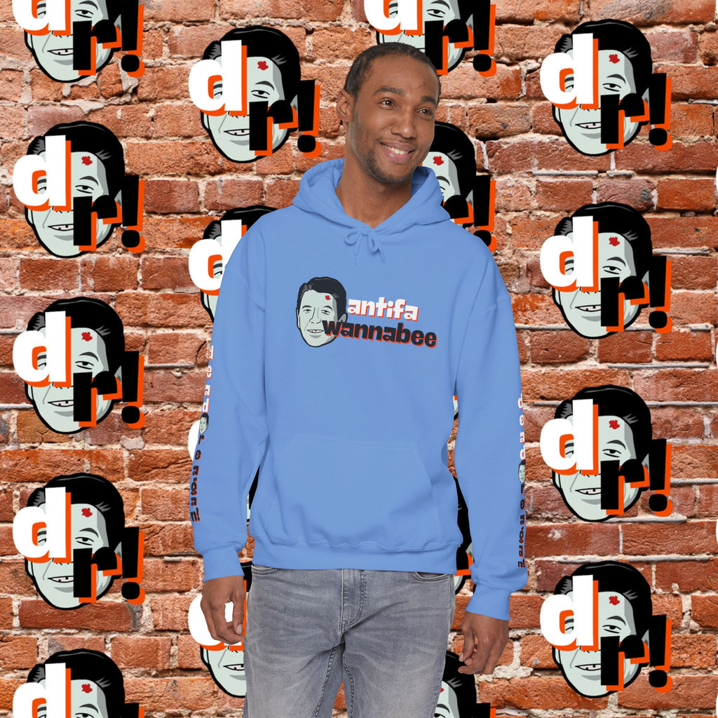 Antifa Wannabee Hoodie Graphic Pullover