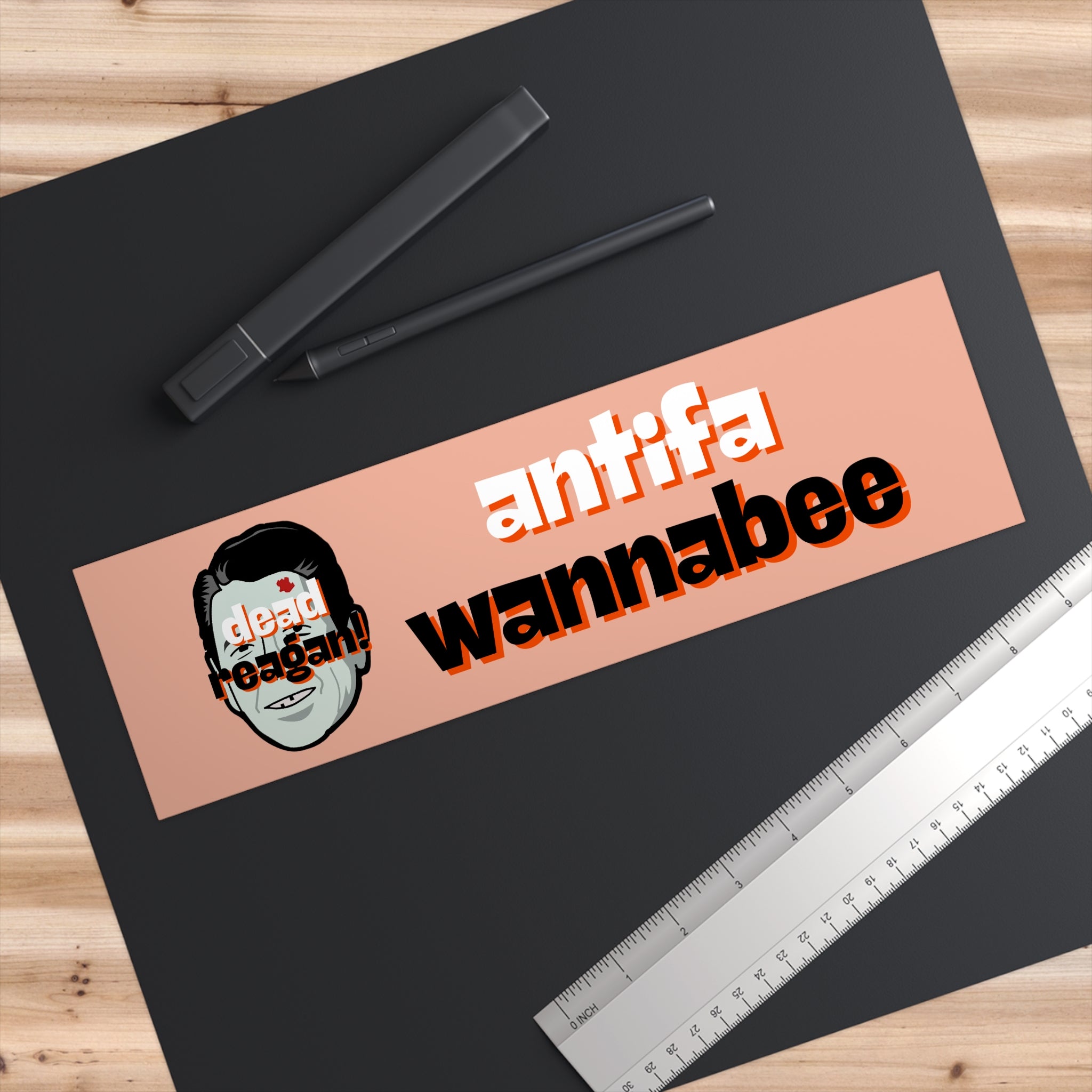 Antifa Wannabee Bumper Sticker