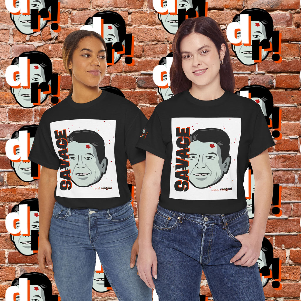 Savage Dead Reagan Graphic Tee White