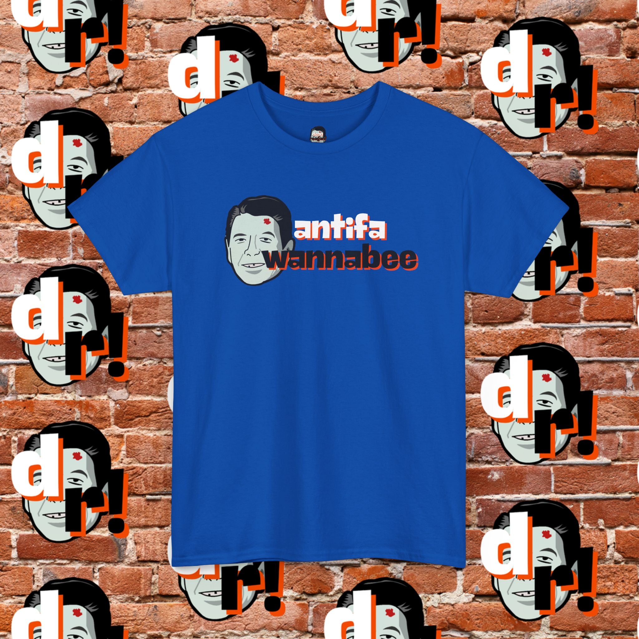 Antifa Wannabee (Orange) Unisex Heavy Cotton Tee