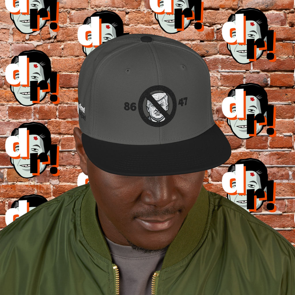 86/47 Dark Monochrome Snapback