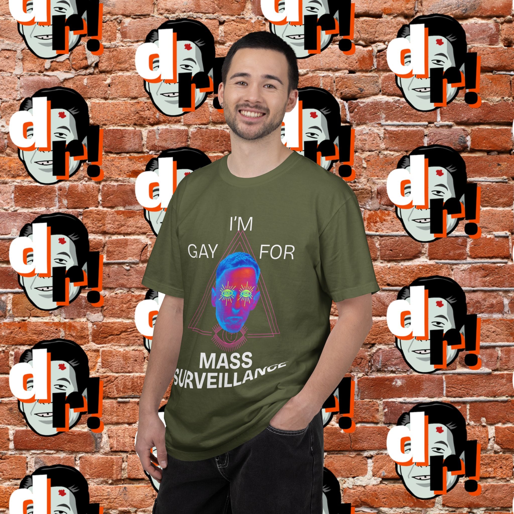 Gay for Mass Surveillance (PANK) Cotton T- Shirt