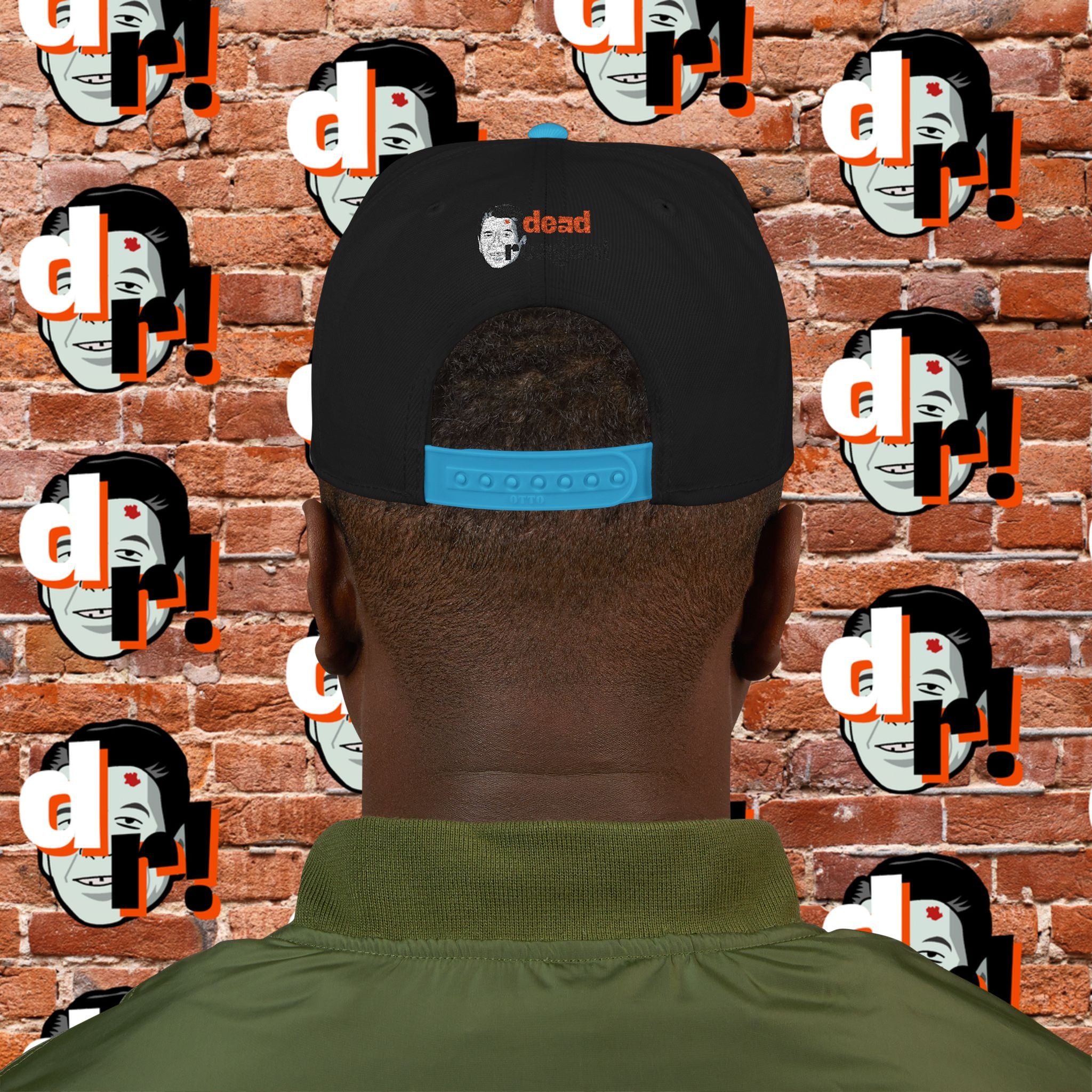 White But Not That White (Orange Letter w/o) Snapback
