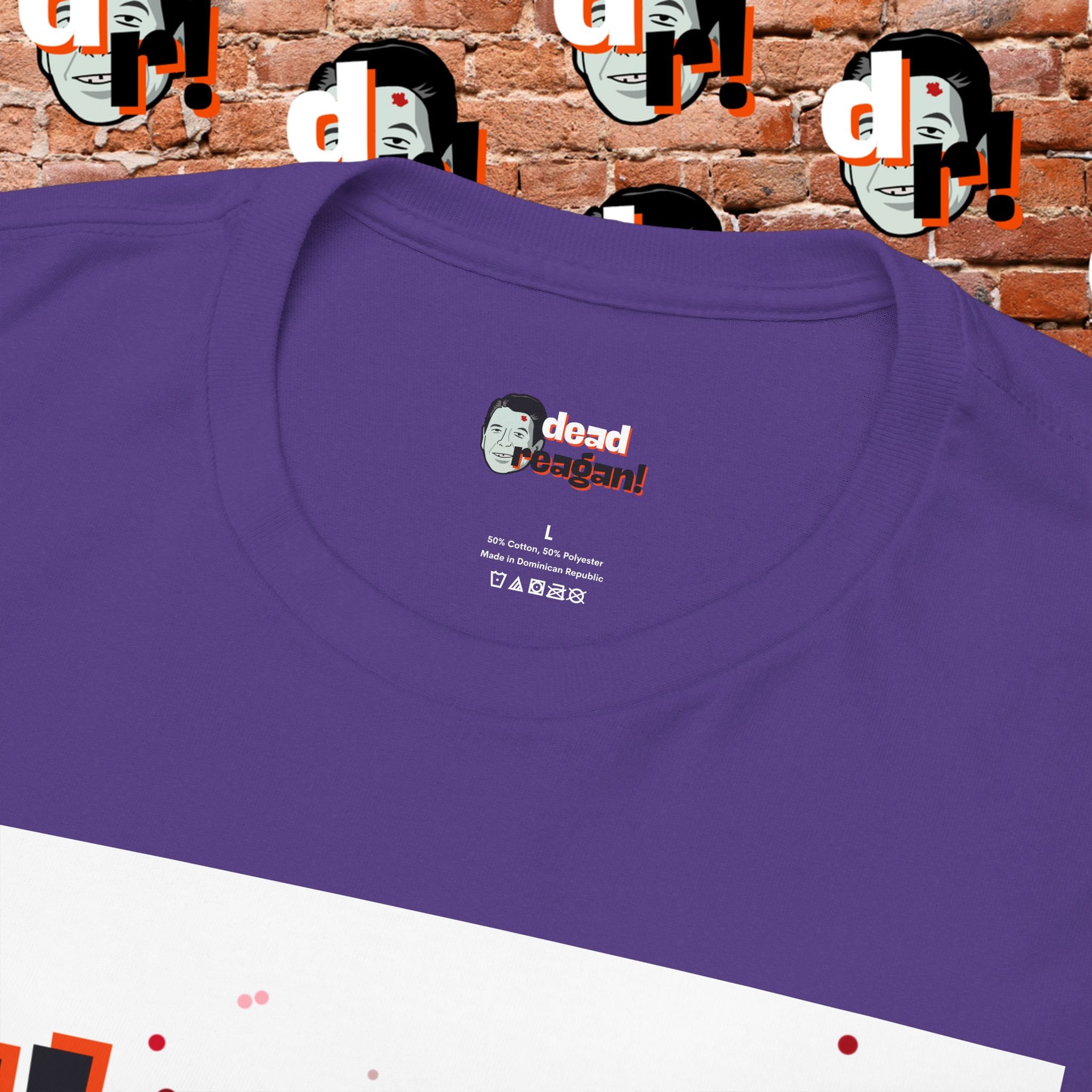 Savage Dead Reagan Graphic Tee White