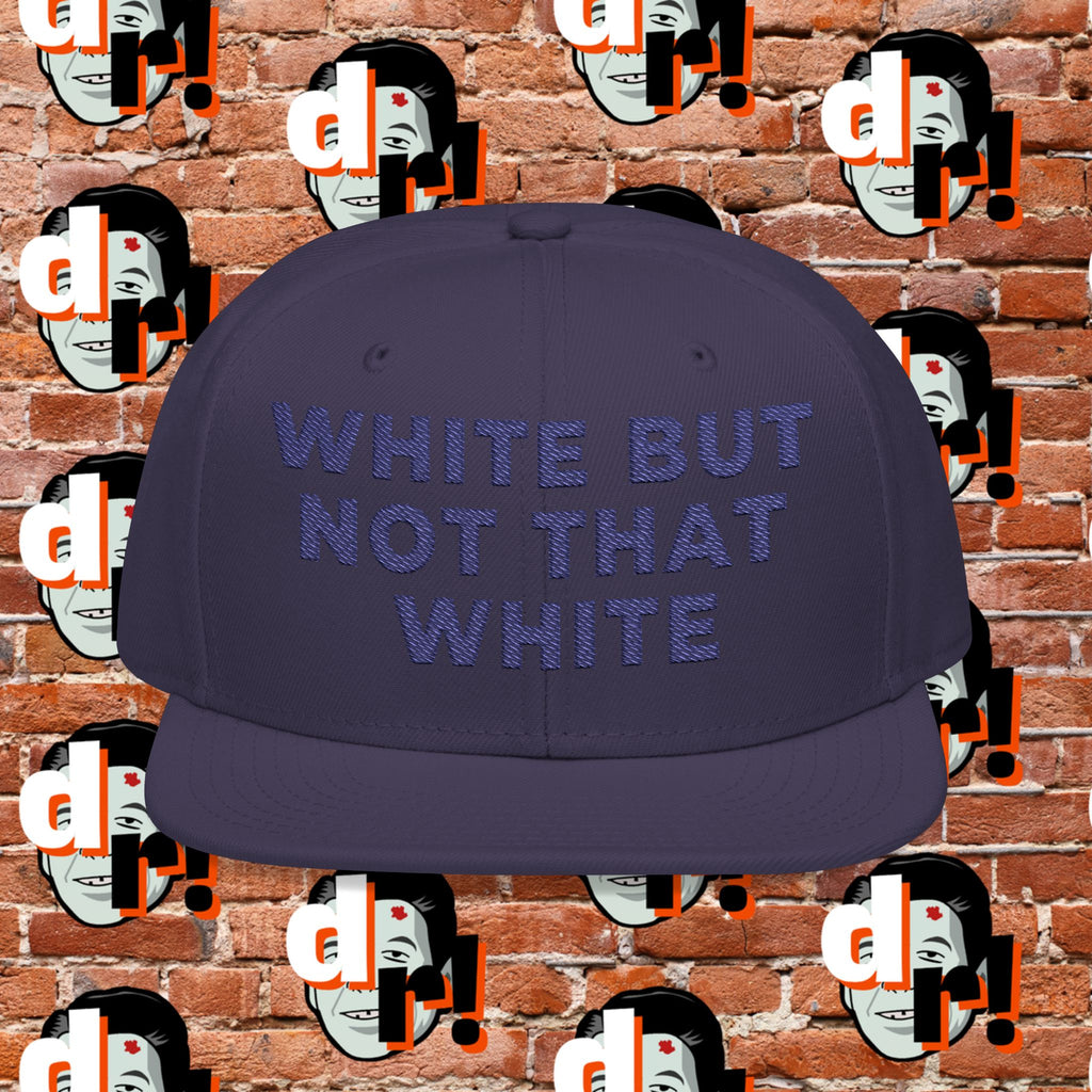 White But Not That White (Blue Letter) Snapback
