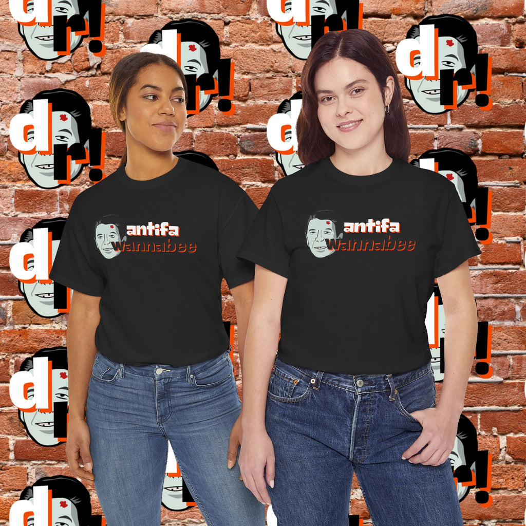 Antifa Wannabee (Orange) Unisex Heavy Cotton Tee