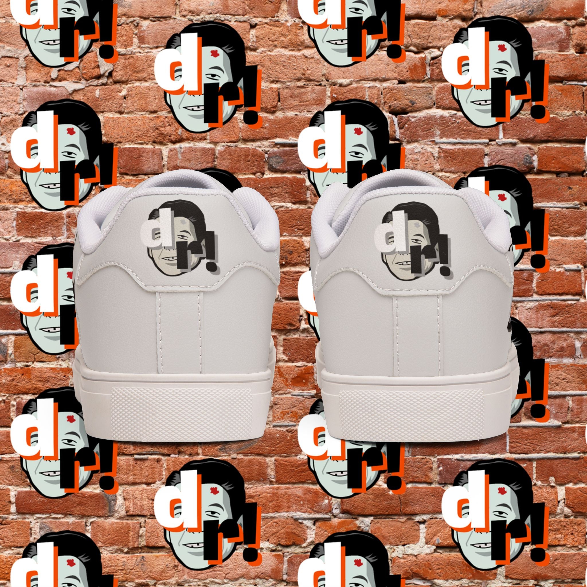 Dead Reagan (Mono Lite) Men's Low-Top Pleather Sneakers
