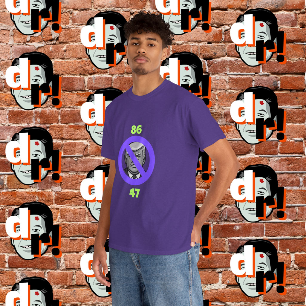 86/47 Lime & Purple  Variant Unisex Heavy Cotton Tee