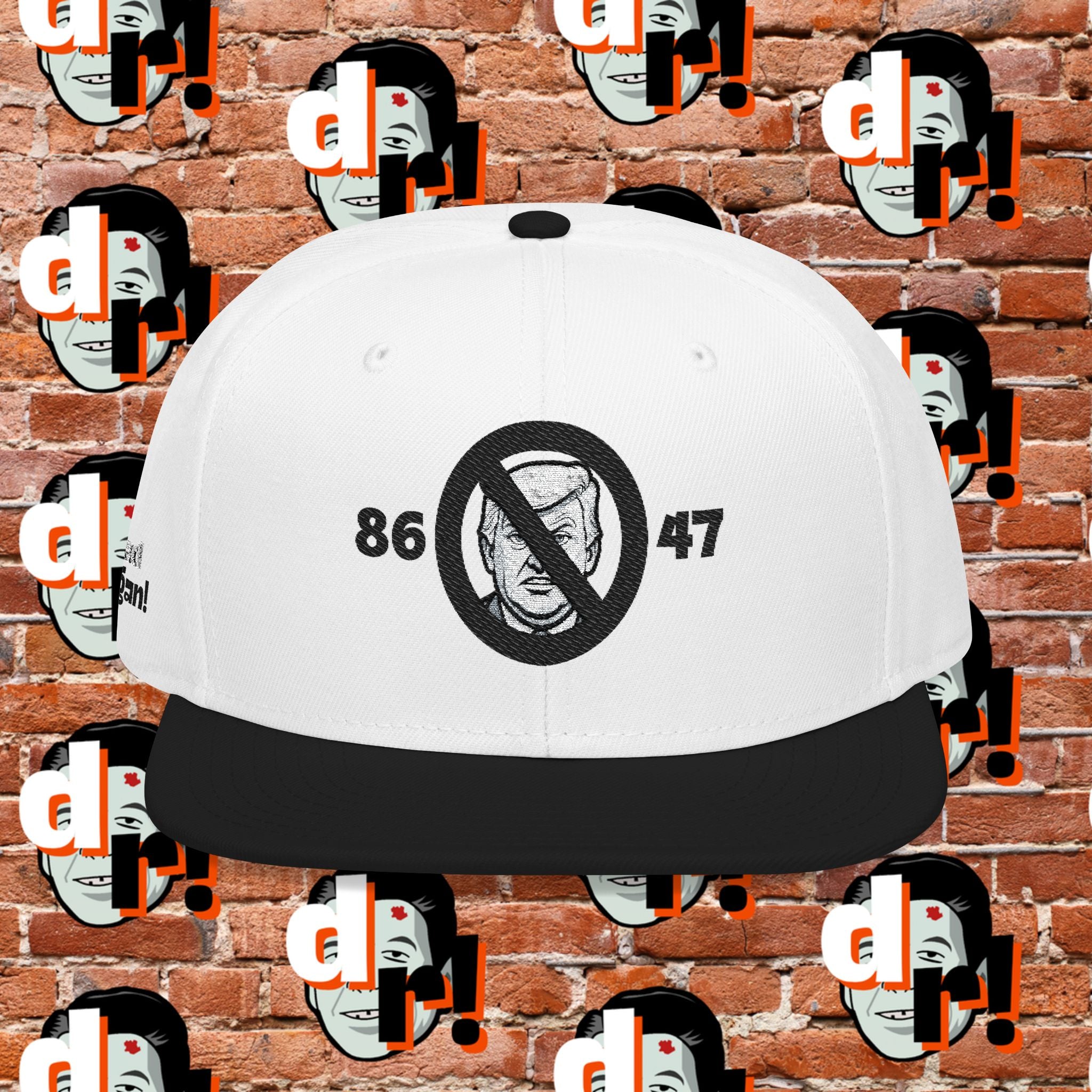 86/47 Dark Monochrome Snapback